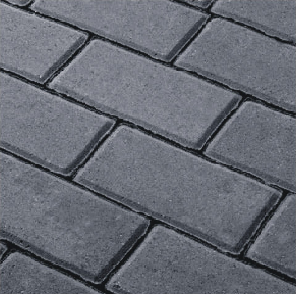 KOSTKA BRUKOWA PROSTOKĄT GRAFIT 8 CM Polbruk