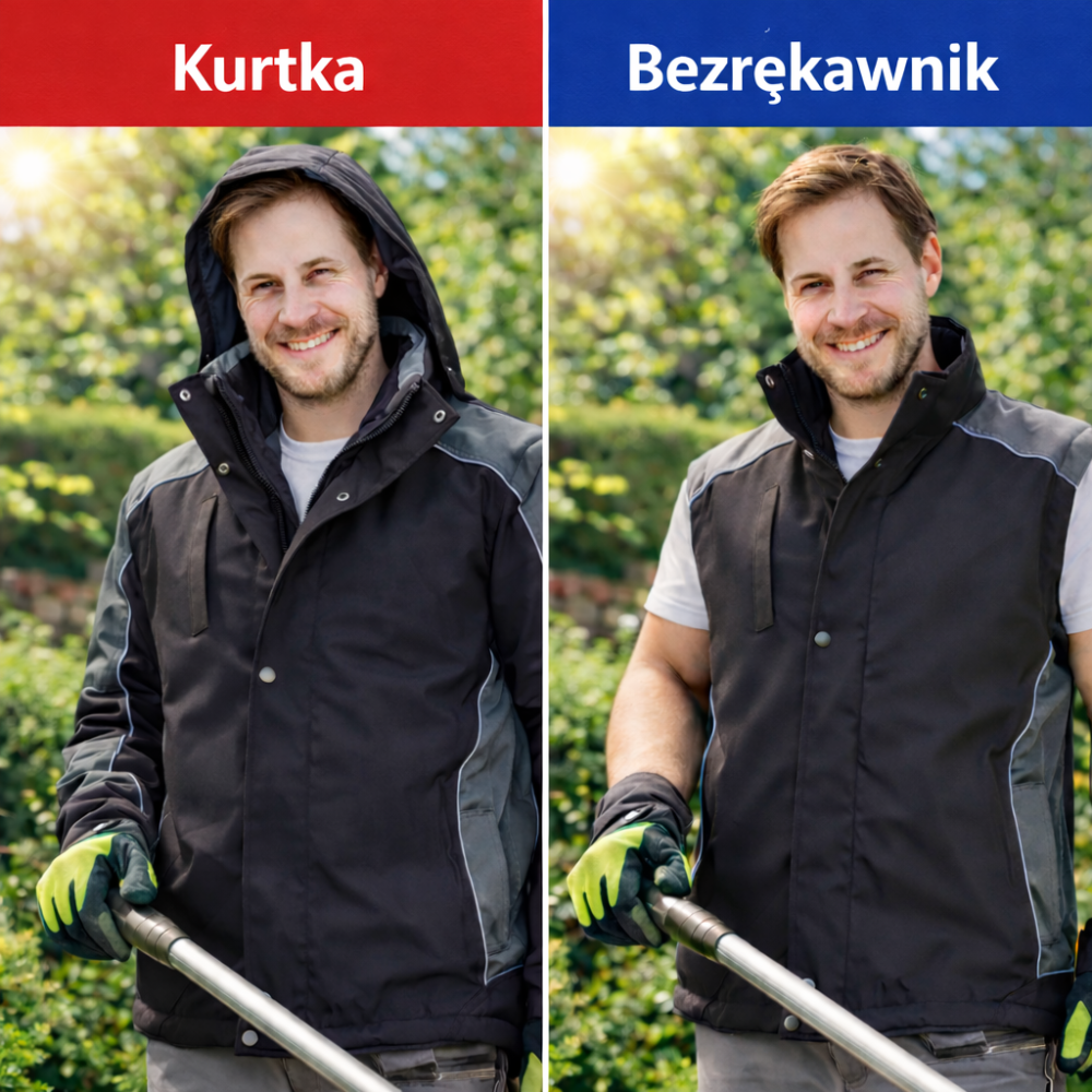 KURTKA BEZRĘKAWNIK ROBOCZY  CZARNA L 44155 PETER
