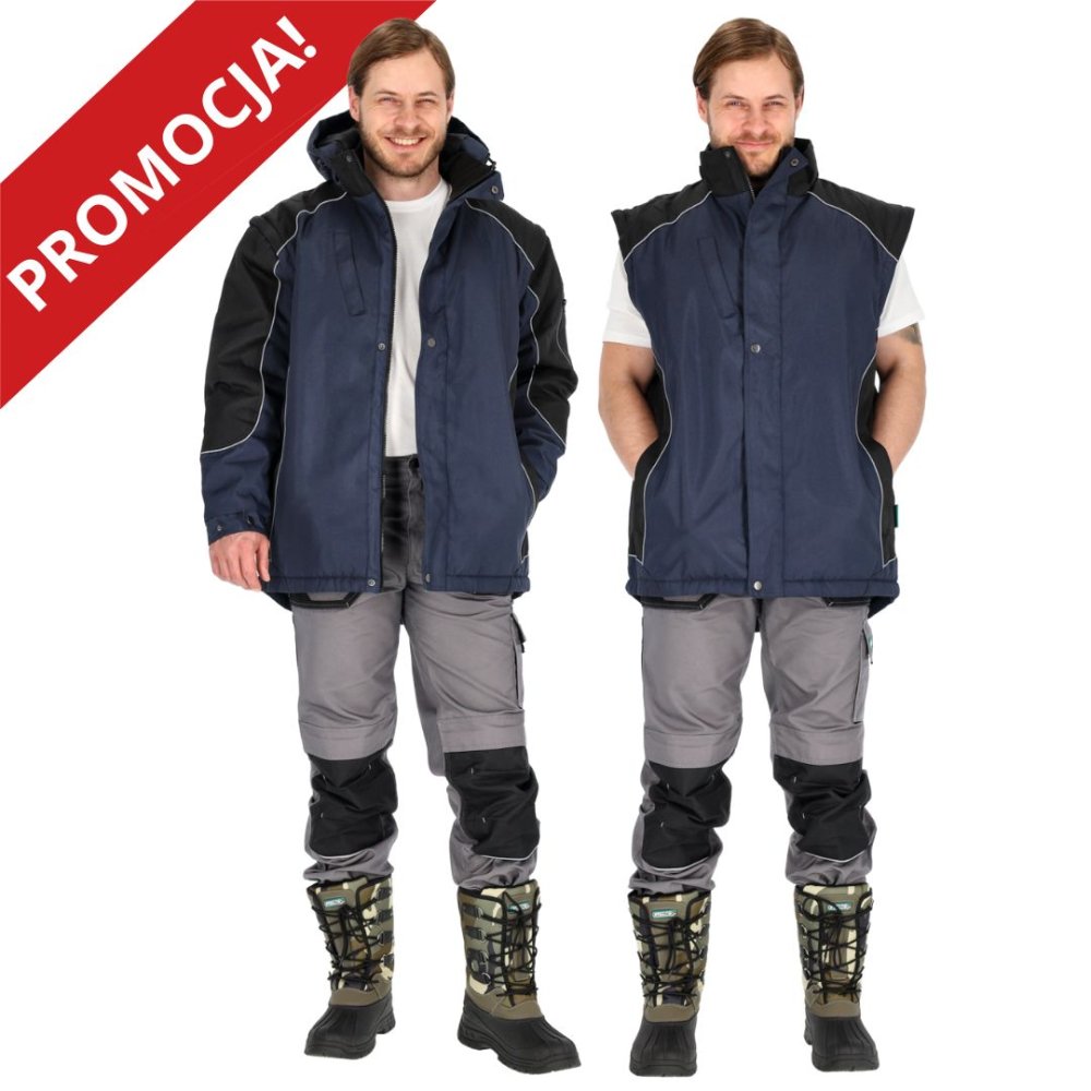 KURTKA BEZRĘKAWNIK ROBOCZY  GRANATOWY XXL 44163 PETER