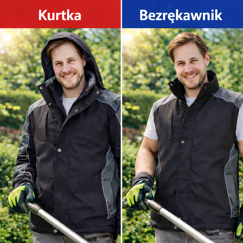 KURTKA BEZRĘKAWNIK ROBOCZY  CZARNY XXXL 44158 PETER
