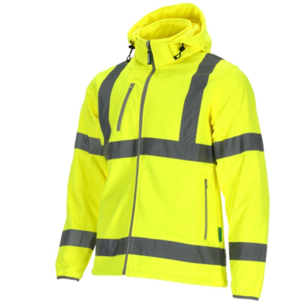 SOFTSHELL ODBLASKOWY ŻÓŁTY XL 44044