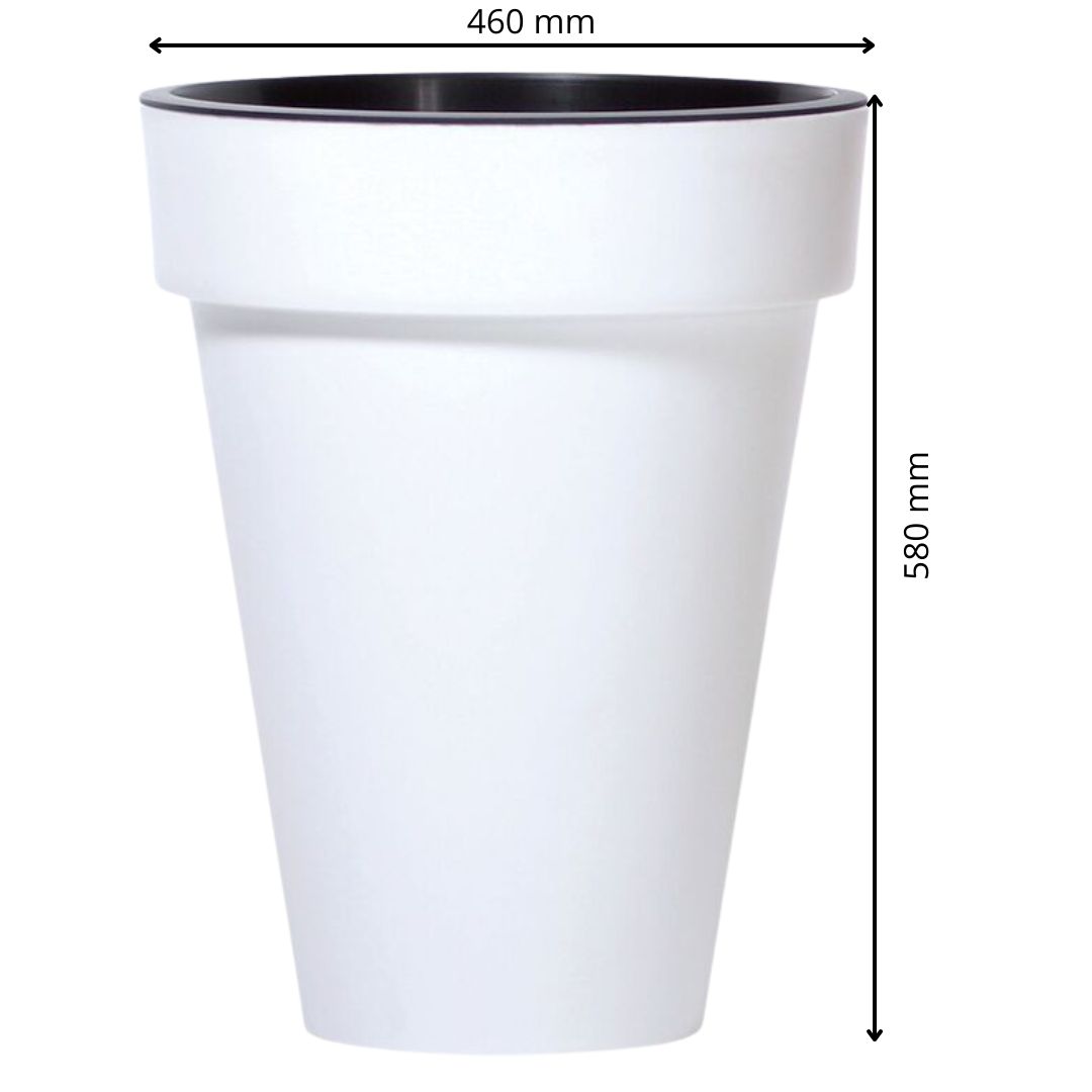DONICZKA DONICA CUBE SLIM 460 BIAŁA z wkładem