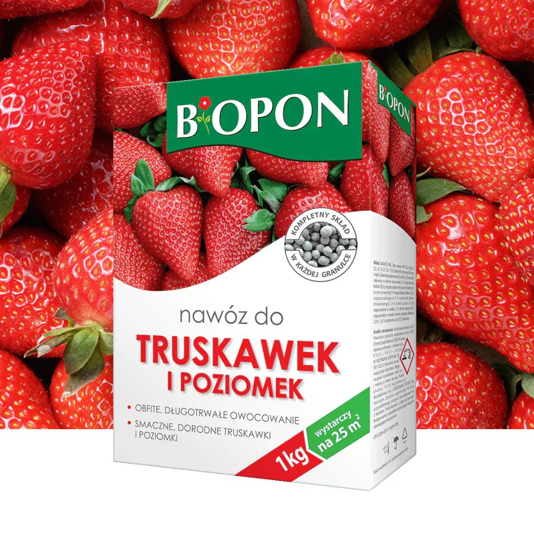 NAWÓZ DO TRUSKAWEK I POZIOMEK 1kg BIOPON