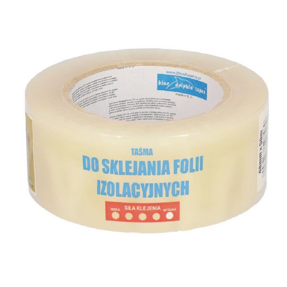 TAŚMA do sklejania folii izolacyjnych 48MMX50MB Blue Dolphin