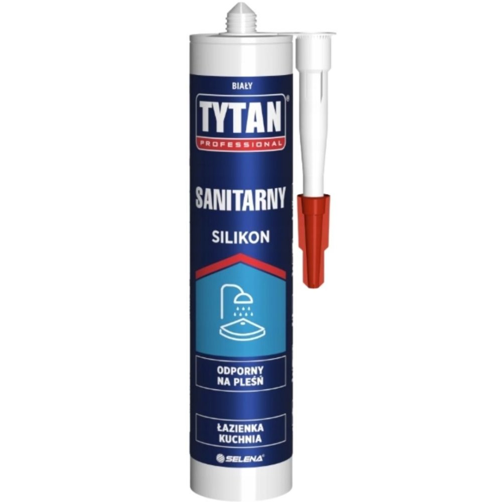 SILIKON SANITARNY BIAŁY 280ML Tytan