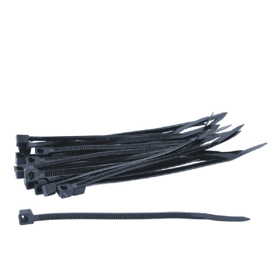 OPASKA ZACISKOWA NYLON  2,5X150 CZARNA OPPC25150 100 szt