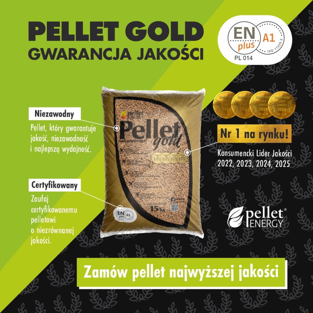  PELLET DRZEWNY GOLD 15KG