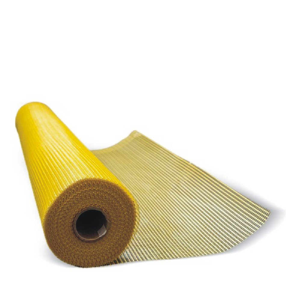 SIATKA DO OCIEPLEŃ ŻÓŁTA 160 50M2 z włókna szklanego