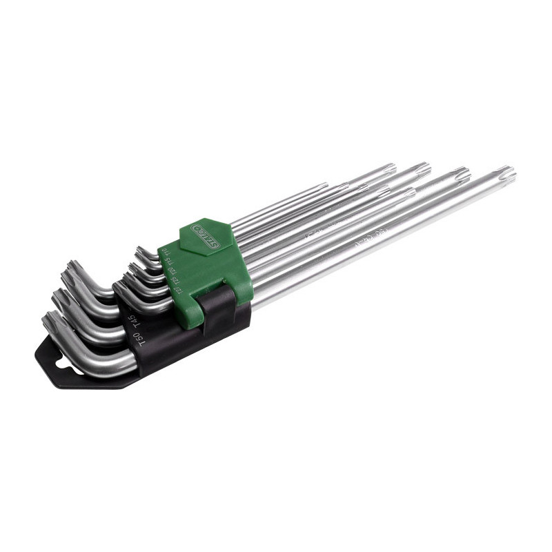 KLUCZE IMBUSOWE TORX Z OTWOREM 9EL 48317 kpl