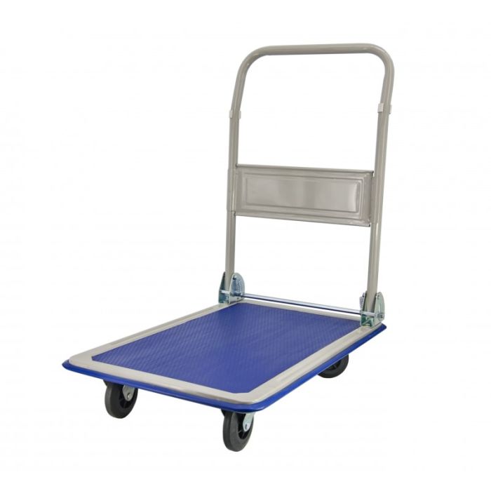 WÓZEK MAGAZYNOWY PLATFORMA 90X60cm 4-KOŁOWY 300KG