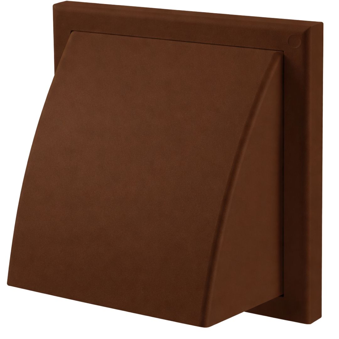 KRATKA WENTYLACYJNA wylot ścienny MW 102 AZKP fi100 mm BRĄZOWA Vents