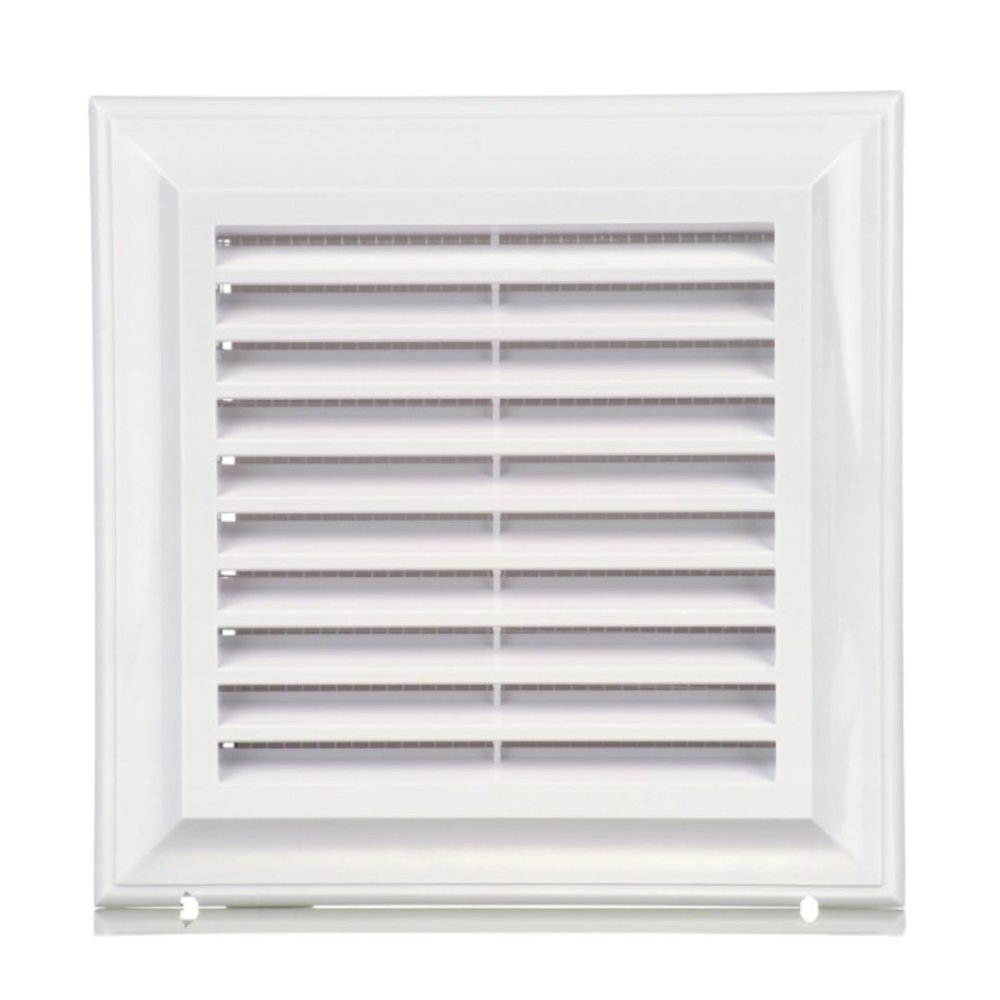 KRATKA WENTYLACYJNA 140X140 mm z siatką EL 140A BOX BIAŁA Vents