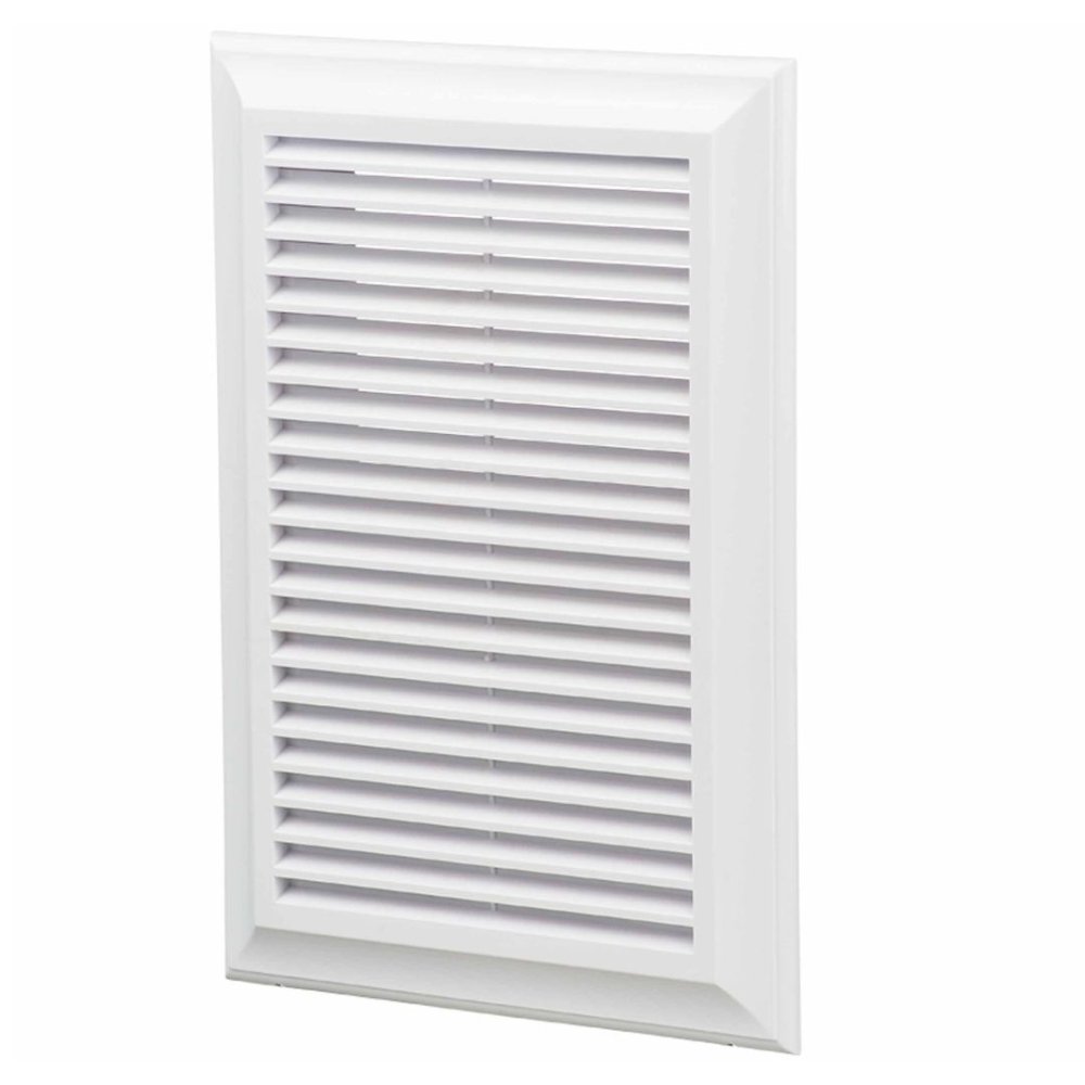 KRATKA WENTYLACYJNA 184x254 mm z siatką i kołnierzem EL250ABOX BIAŁA Vents