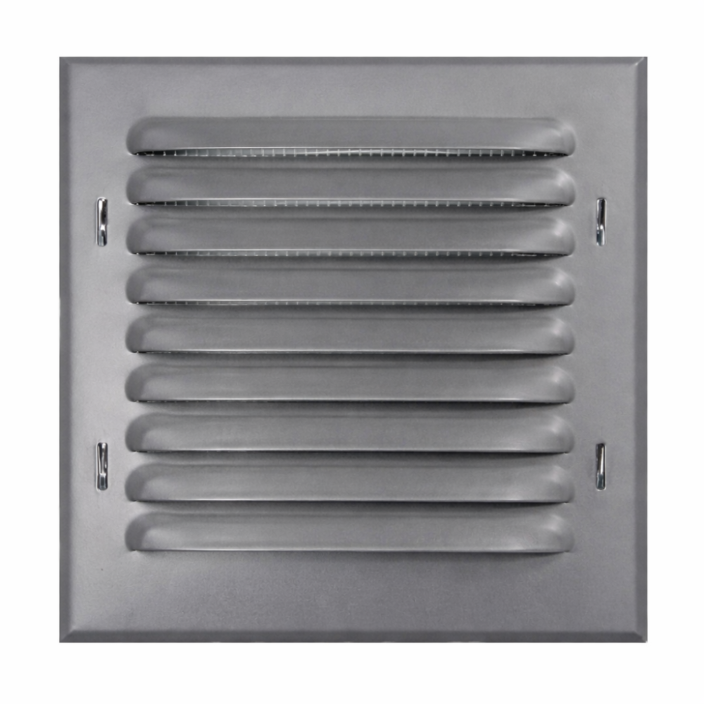 KRATKA WENTYLACYJNA METALOWA 167X167 mm z siatką SZARA Vents