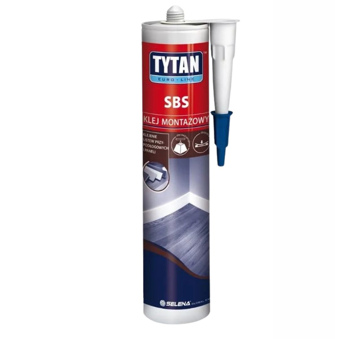 KLEJ MONTAŻOWY SBS FIX ŻÓŁTY 290ML Tytan