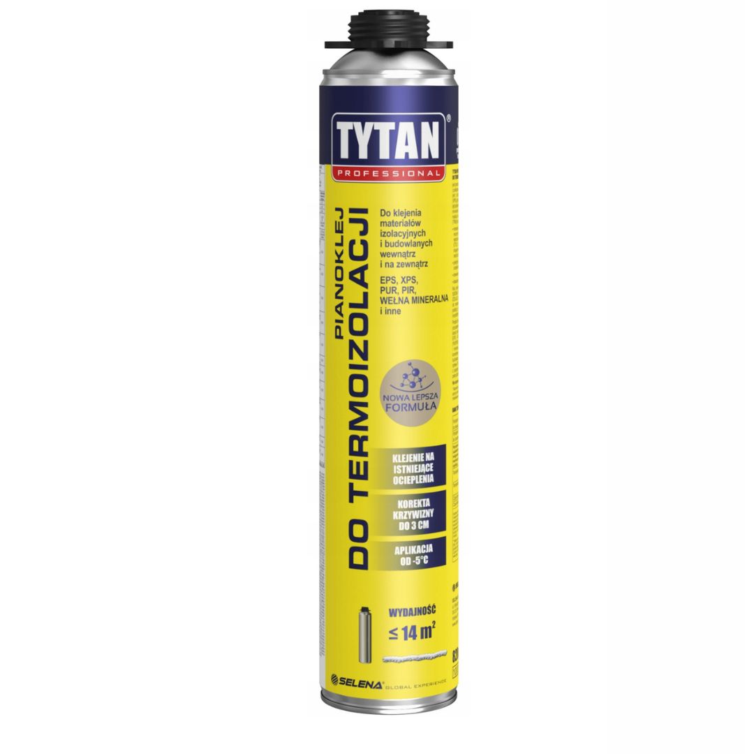 PIANOKLEJ DO TERMOIZOLACJI SZARY 820ML Tytan