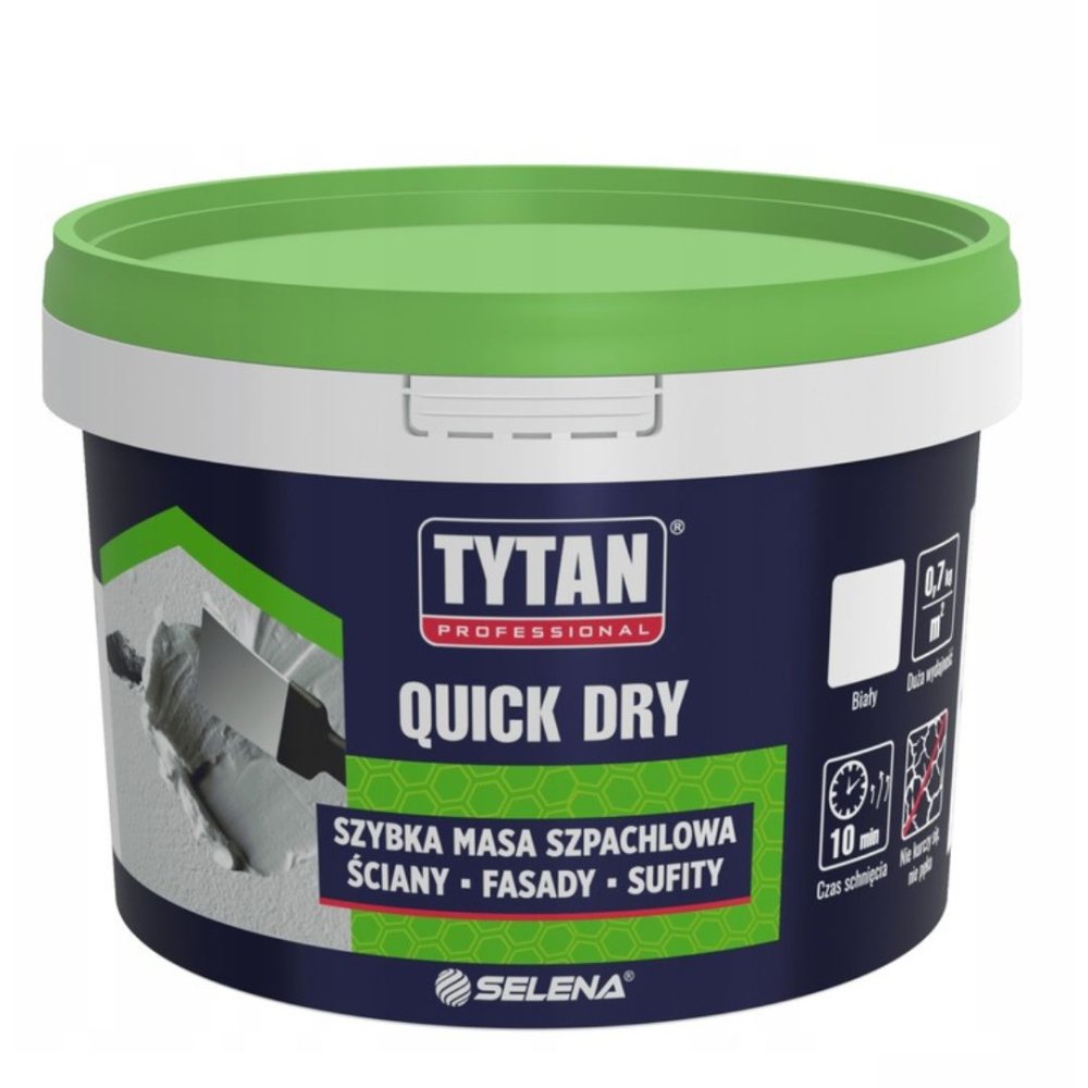 SZYBKA MASA SZPACHLOWA QUICKDRY 250ML Tytan