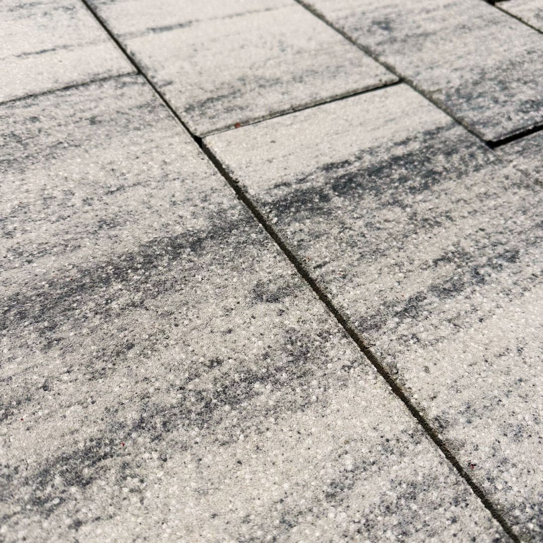 KOSTKA BRUKOWA RENEO MIX MELANŻ ŚNIEŻNY 6CM NANO Pozbruk
