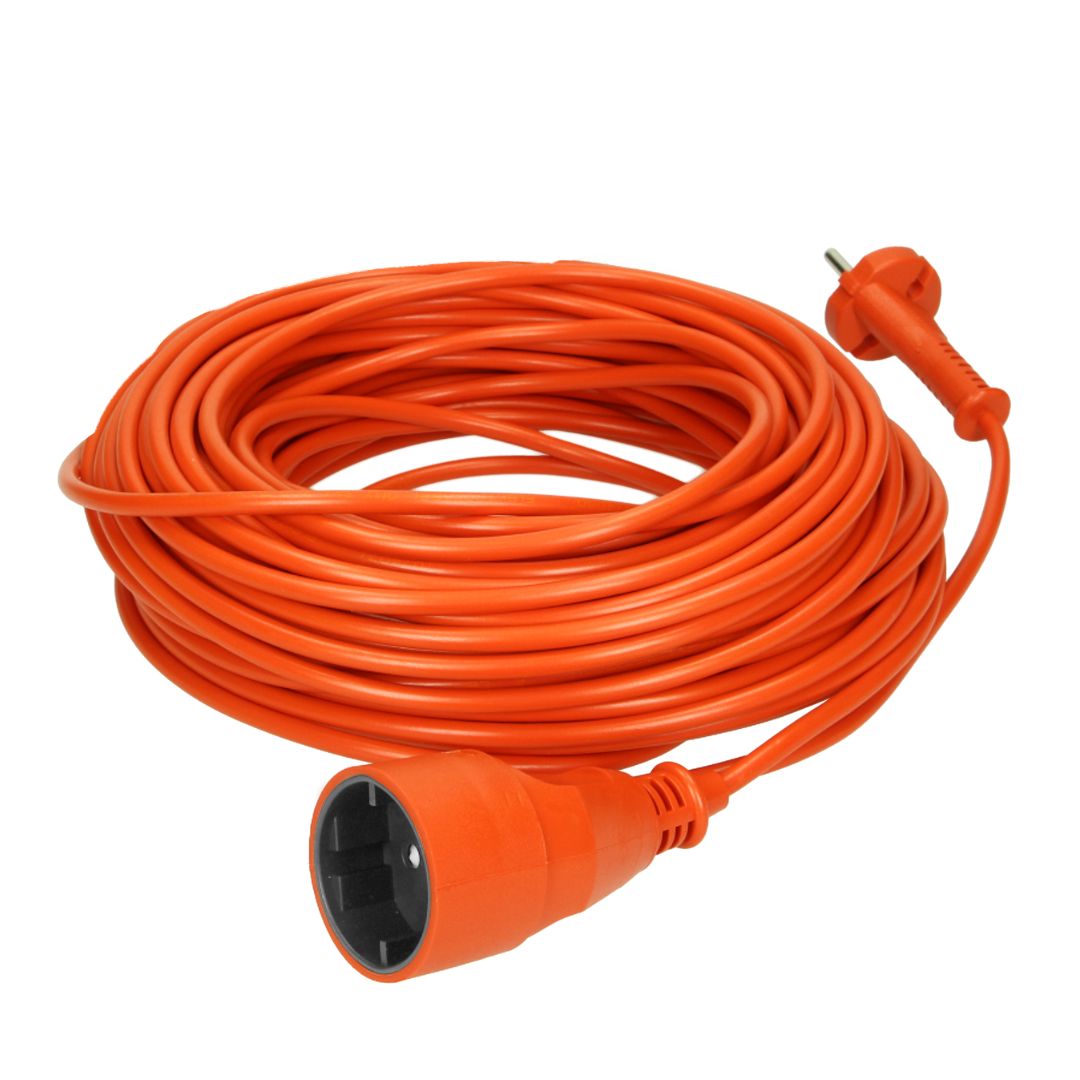 PRZEDŁUŻACZ OGRODOWY PVC 40M OMY 2X1MM2 1x2P 230VAC/10A Orno