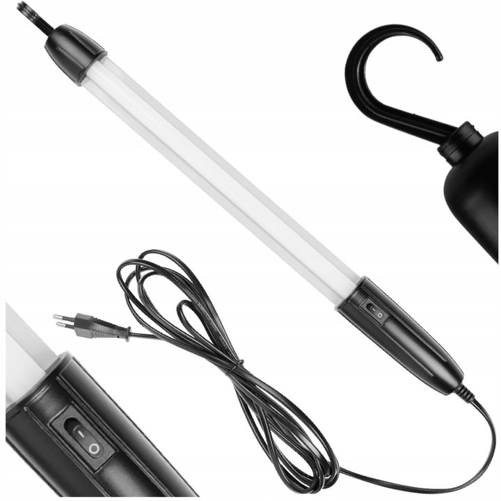 LAMPA WARSZTATOWA 5W 6000K przewód 3metry