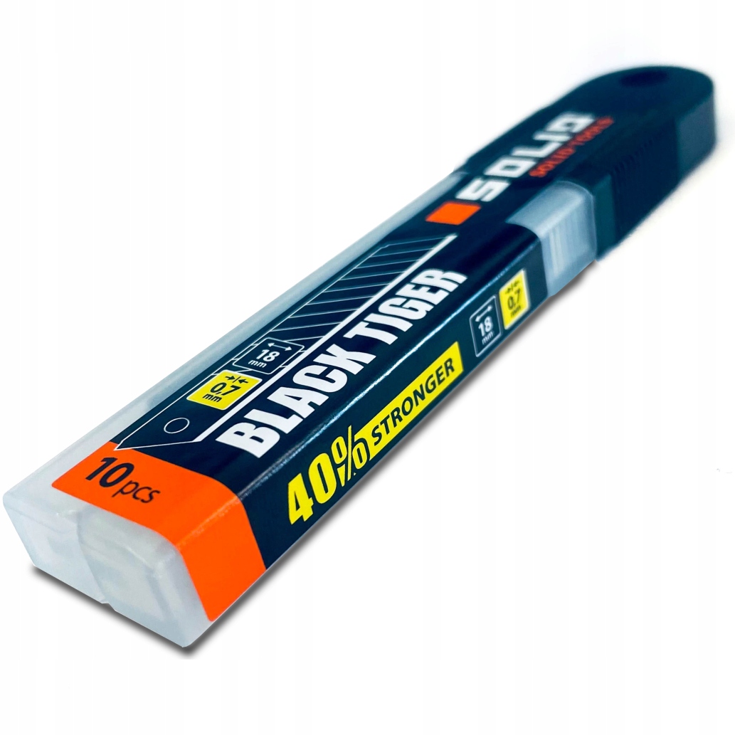 OSTRZA WYMIENNE do noży BLACK TIGER 18MM/0,7MM  SOLID