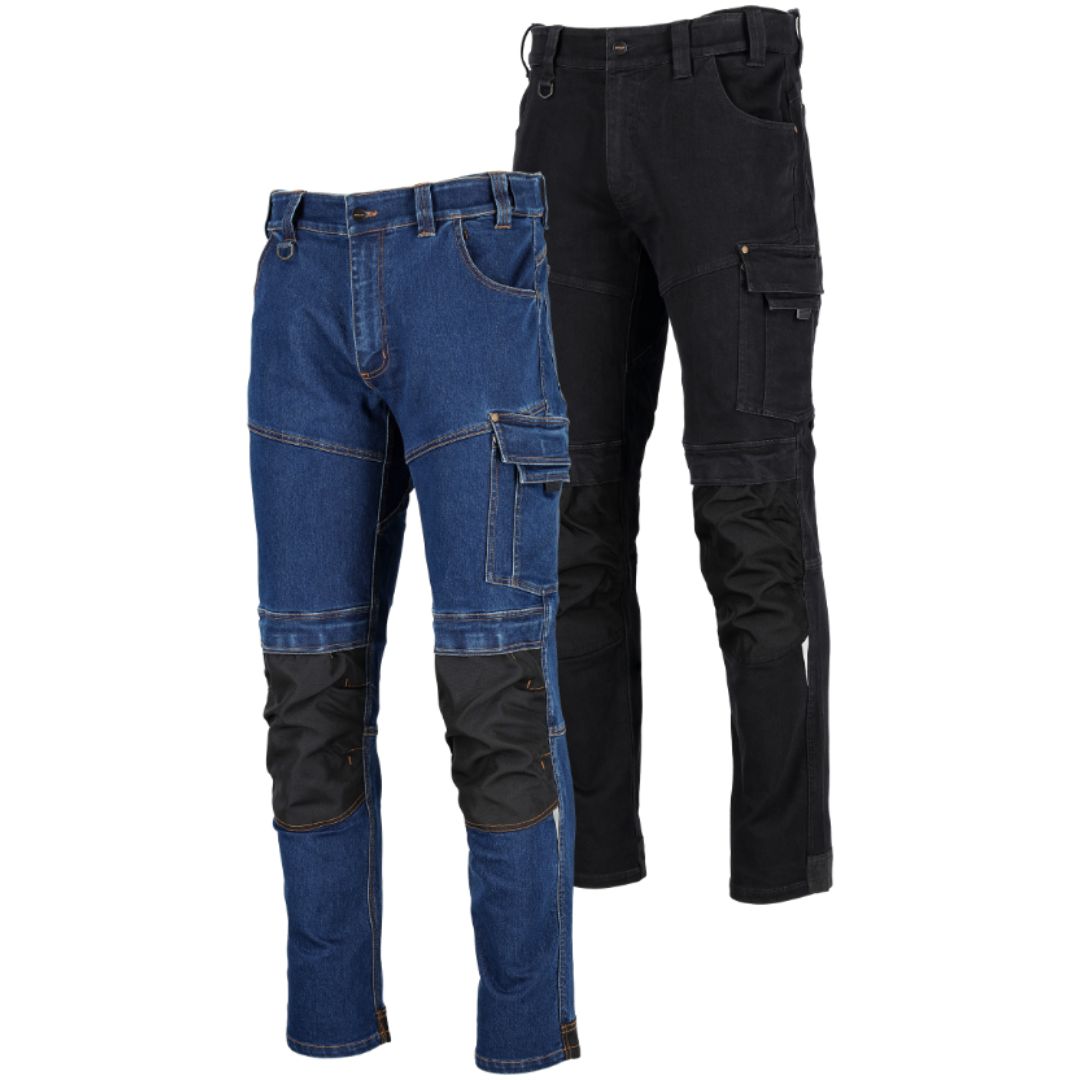 SPODNIE JEANS DANNY GRANATOWE S 090181013