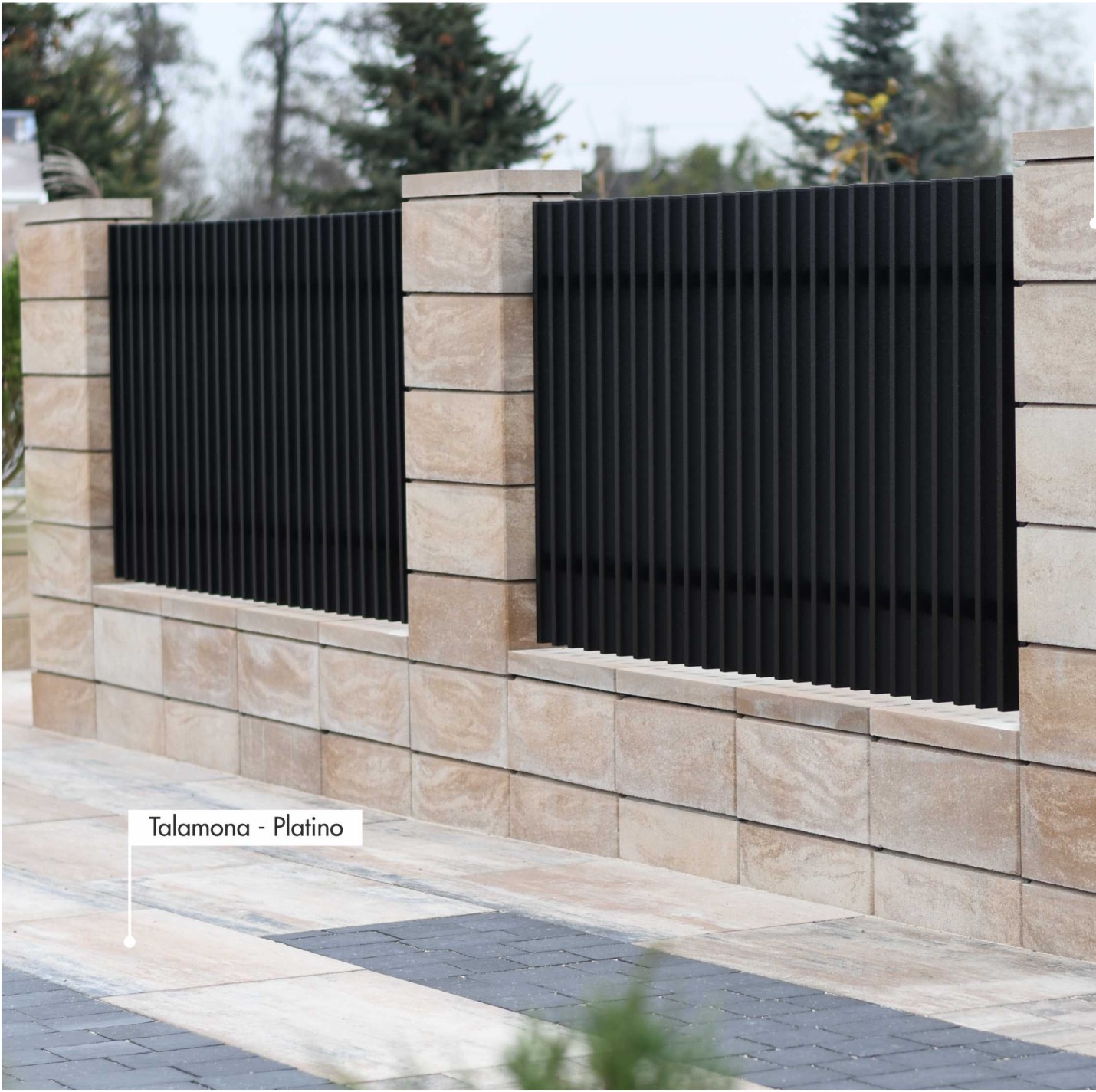  PUSTAK OGRODZENIOWY GŁADKI 50X20X20 LUMINO Drogbruk
